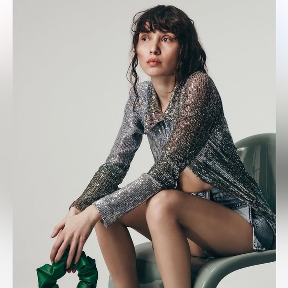 In The Mood For Love Ken Datcha Sequin Dress NWT - Picture 1 of 9